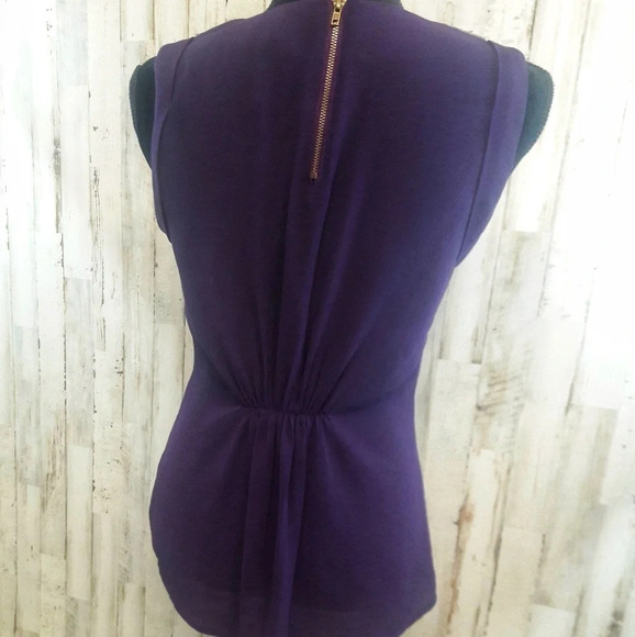 Stitch Fix Brixon Ivy Tank Zipper Bling S Purple - Picture 2 of 4